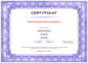 Certyfikat 1